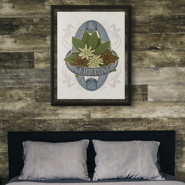 Blume Astrologie und Magisches Poster - Star Anise (Von Creator hochgeladen)