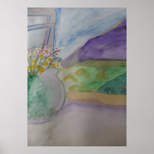 Blume auf dem Windows Poster (Vorne)