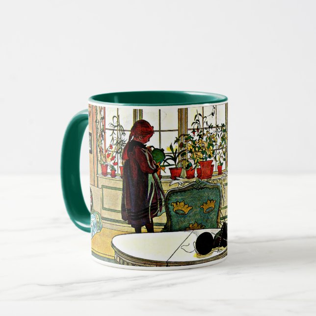 Blume auf dem Windows Tasse (Vorderseite Links)