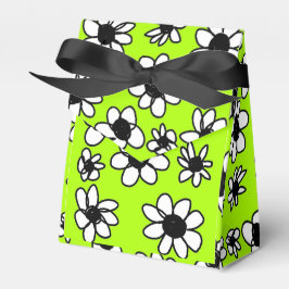 Blume auf der grünen Box Geschenkschachtel