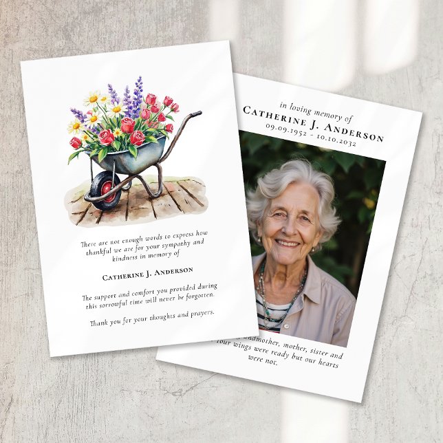 Blume auf der Rollbahn Foto Beerdigung Gedenkstätt Dankeskarte (Von Creator hochgeladen)