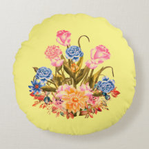 Blume auf gelbem Hintergrund