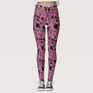 Blume auf net 01.wx4 Pink BG Leggings
