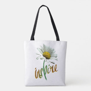 Blume auf Taschentasche