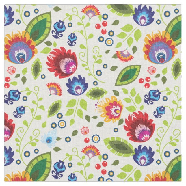 Blume auf Weiß Stoff (Nahaufnahme)