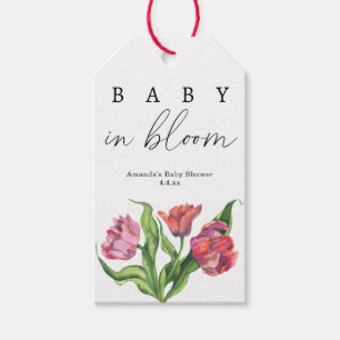 Blume aus Aquarell - Baby in Blüte Geschenkanhänger