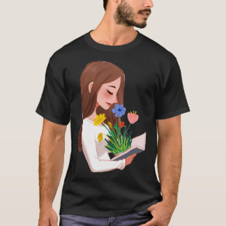 Blume aus Buch 84 T-Shirt