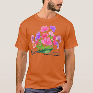 Blume aus Büchern 4 T-Shirt