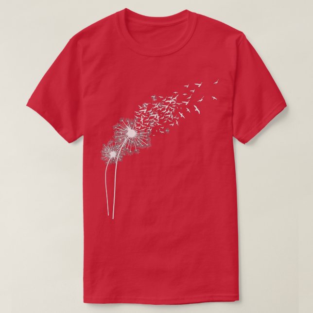 Blume aus dem Löwenzahn machen einen Wunschzahn T-Shirt (Design vorne)