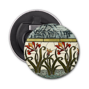 Blume aus festem Glas an der Grenze zu Tan Flaschenöffner