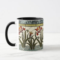 Blume aus festem Glas an der Grenze zu Tan