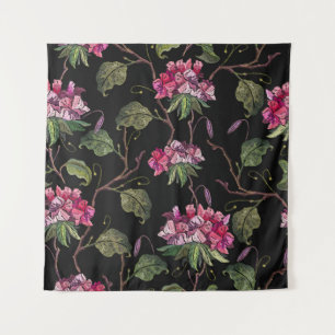 Blume aus Ggeran-Stickereien nahtlos Wandteppich