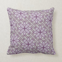 Blume aus Grau, Plum und Lilac