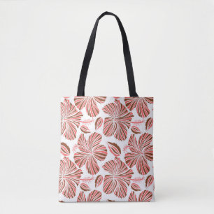 Blume aus hawaiianischem Hibiskus: brauner tropisc