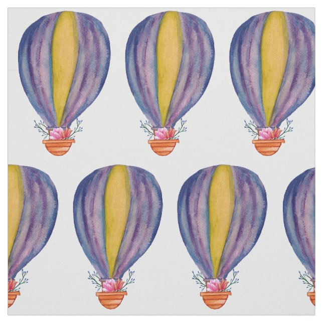 Blume aus Heißluftballon Stoff (Muster)