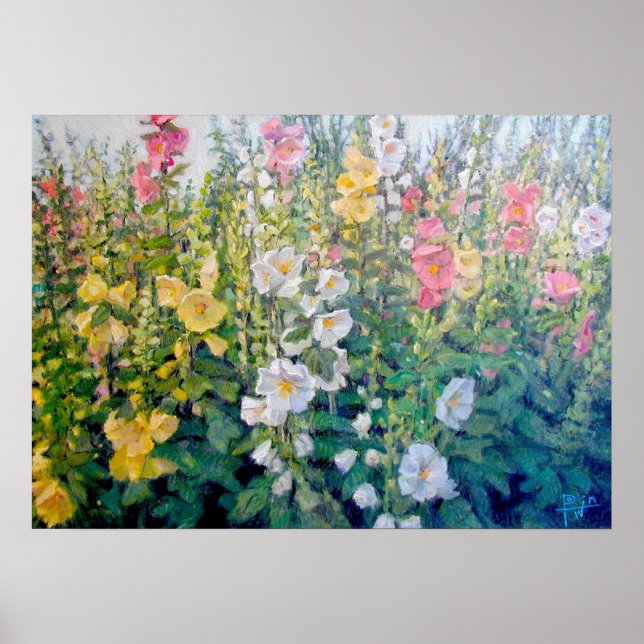 Blume aus Katalog Poster (Vorne)