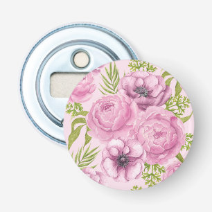Blume aus Peony und Anemone Flaschenöffner
