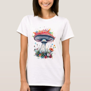 Blume aus Pilzen T-Shirt