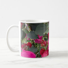 Blume aus rosa Papier Kaffeetasse