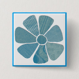 Blume aus Textilien wählen eine beliebige Farbe Button