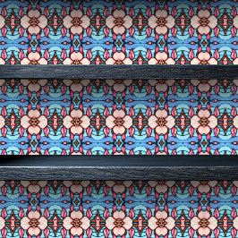 Blume aus verkettetem Glas, rosa, kleine Druckfarb Tapete