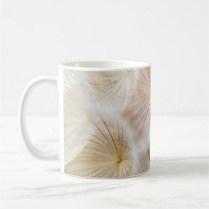 Blume aus weißem Löwenzahn Kaffeetasse