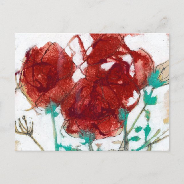 Blume Ausdruck I Postkarte (Vorderseite)