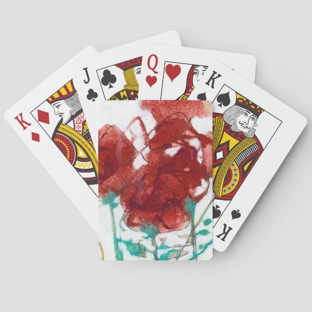 Blume Ausdruck I Spielkarten (Rückseite)