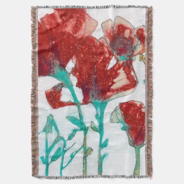 Blume Ausdruck II Decke (Vorderseite Vertikal)