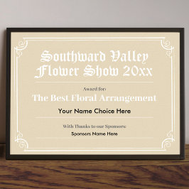 Blume Ausweis-Plakat anzeigen Poster