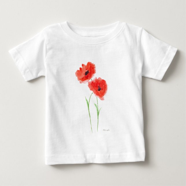 Blume Baby T-shirt (Vorderseite)