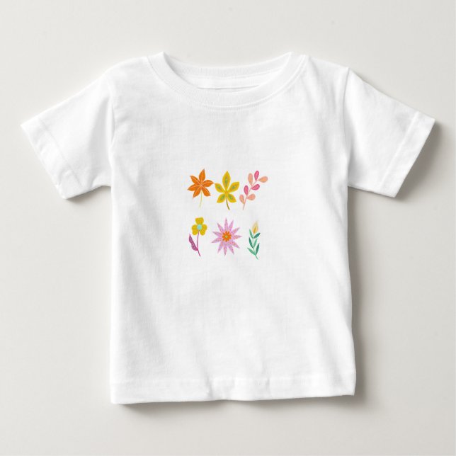 BLUME BABY T-SHIRT (Vorderseite)