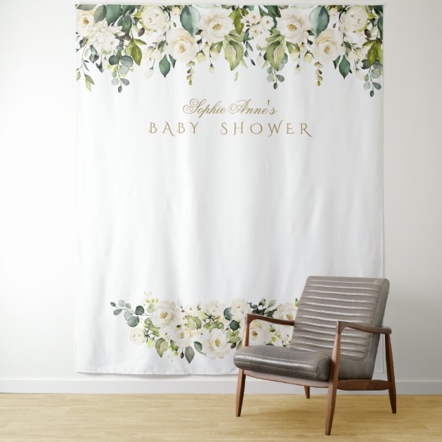 Blume Babydusche Foto Stand Hintergrund Wandteppich (Beispiel)