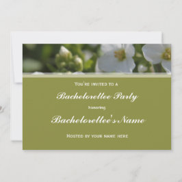Blume Bachelorette Party Einladung
