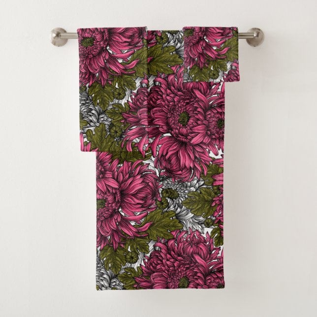 Blume Badhandtuch Set (Insitu)