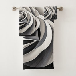 Blume Badhandtuch Set