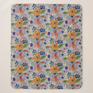 Blume & Balloons Sherpa Blanket Sherpadecke