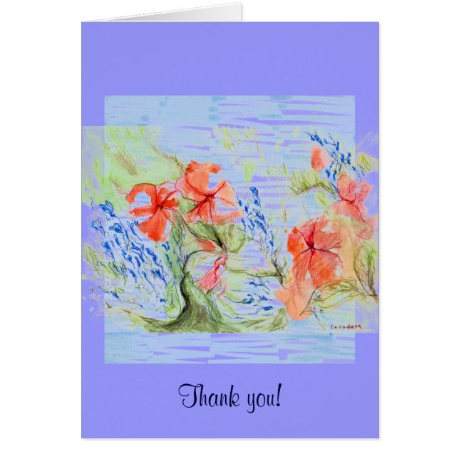 Blume Balsam und Lobelia (Vorne)