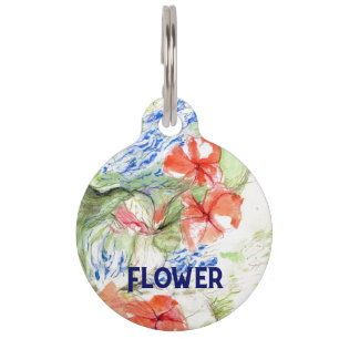 Blume Balsam und Lobelia Haustiermarke