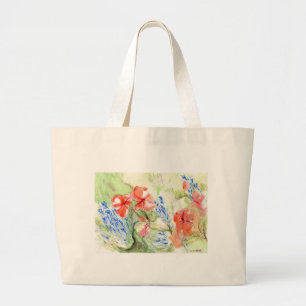 Blume Balsam und Lobelia Jumbo Stoffbeutel
