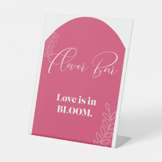 Blume Bar Sign Sockelschild