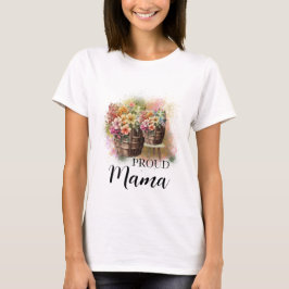 Blume Barrel Baby Dusche Frauen T-Shirt