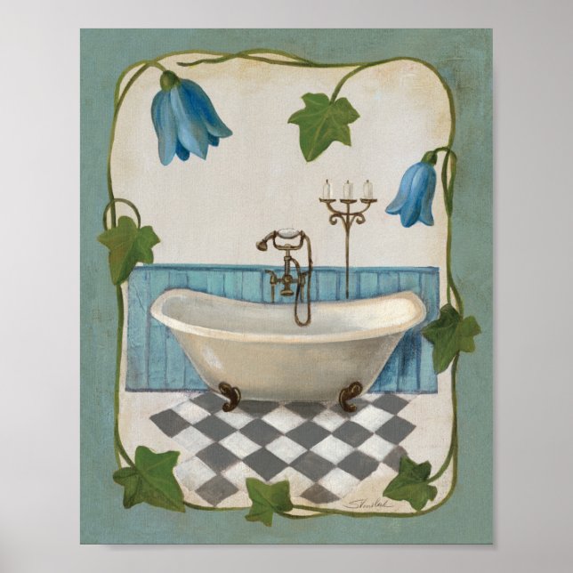 Blume Bath Poster (Vorne)