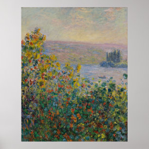 Blume Bedins at Vetheuil von Claude Monet Poster