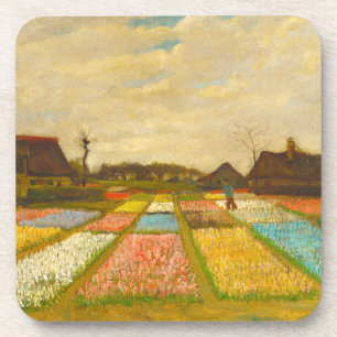 Blume Beds in Holland von van Gogh Getränkeuntersetzer