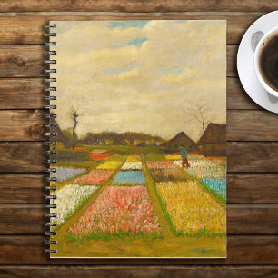 Blume Beds in Holland von van Gogh Notizblock