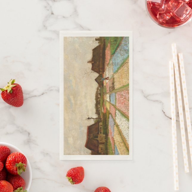 Blume Beds in Holland von Vincent Van Gogh Serviette (Beispiel)