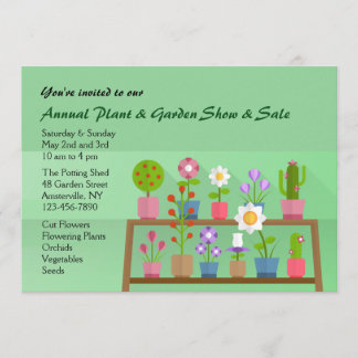 Blume Bench Einladung