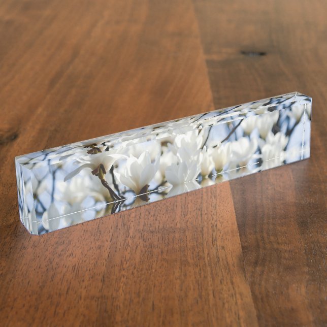 Blume Benutzerdefinierter Schreibtisch Zielort des Namensplakette (Seite)