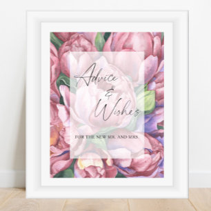 Blume - Beratung und Wünsche für Neugeborene Poster